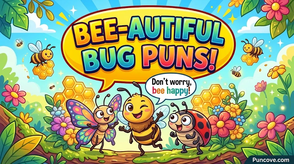 Bee, Butterfly and Ladybug Puns