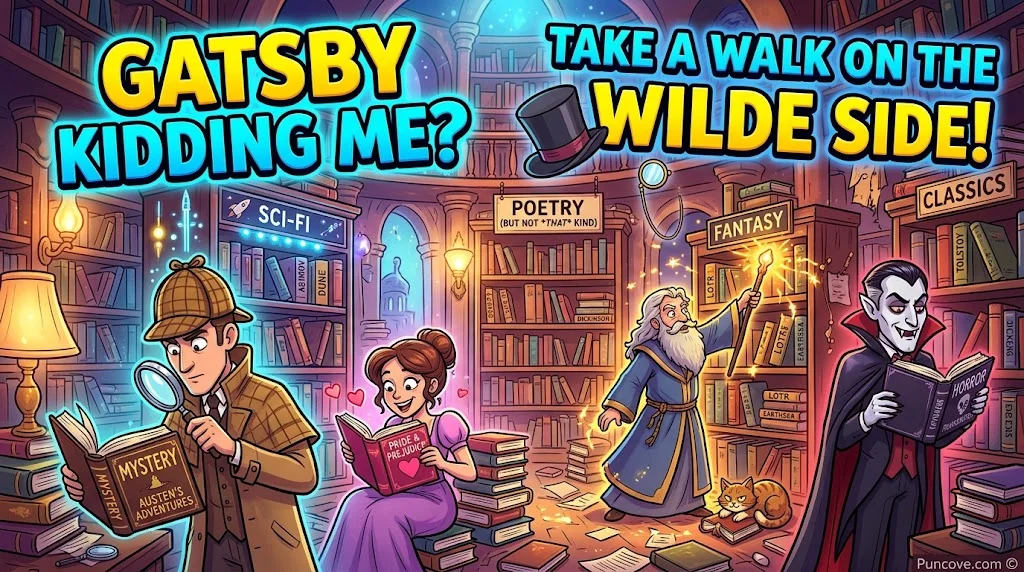 Book Puns for Classic Authors & Every Genre