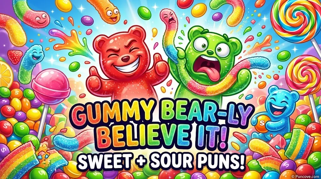 Candy Puns for Every Occasion (Captions, Gifts & Cards)