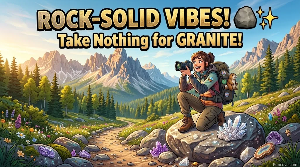 Catchy Rock Puns for Captions and Cards