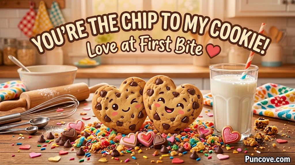 Cute and Flirty Cookie Puns for Captions