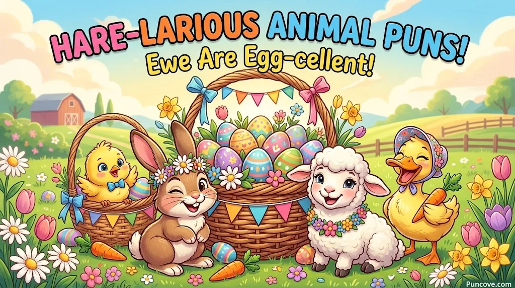 Easter Puns for Cards, Captions & Fun Ways to Say Happy Easter