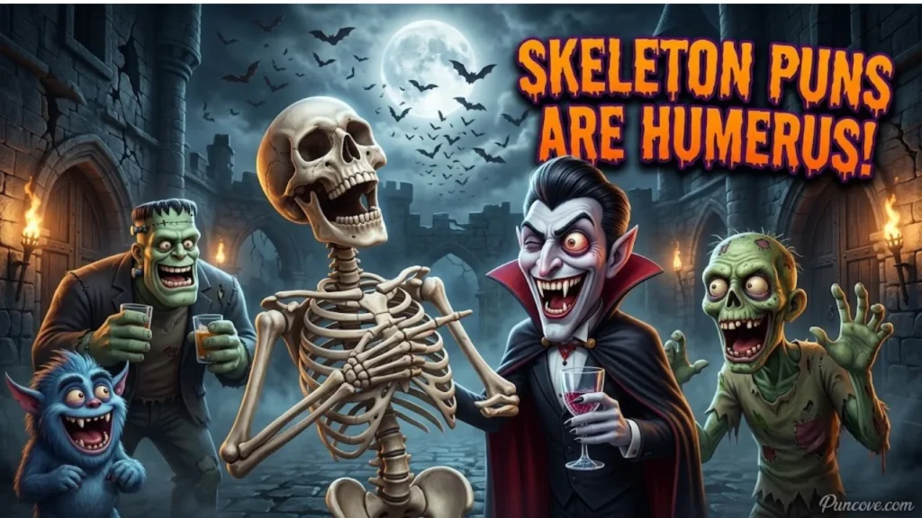 Fang-Tastic Vampire, Skeleton & Monster Puns