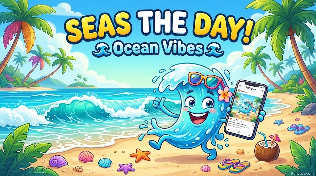 Fin-Tastic Ocean Puns for Instagram Captions