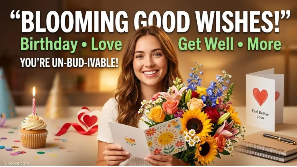 Flower Puns for Every Occasion — Birthday, Love, Get Well & Sympathy
