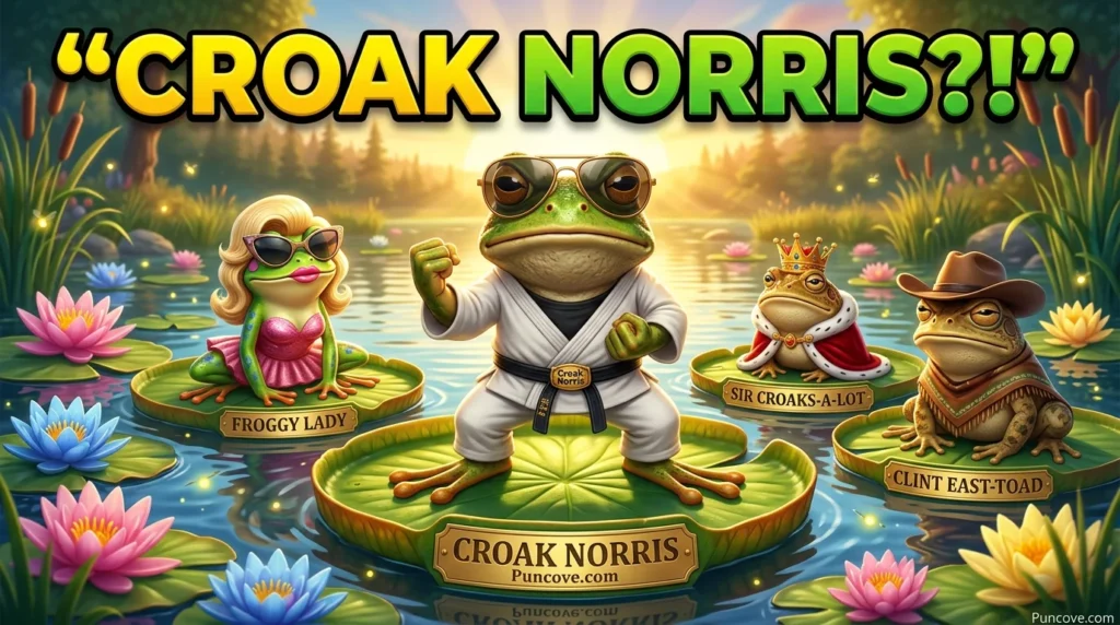 Funny Frog Names and Toad Puns