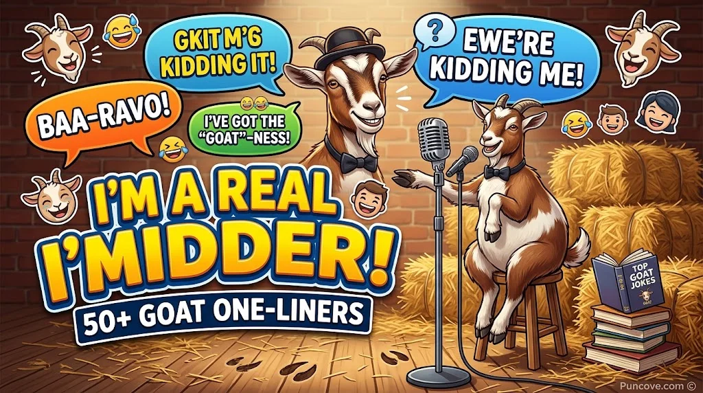 Funny Goat Names Inspired by Puns