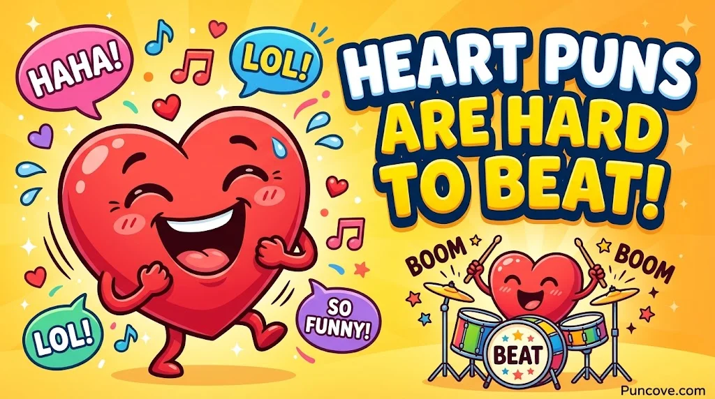 Funny Heart Puns and One-Liners