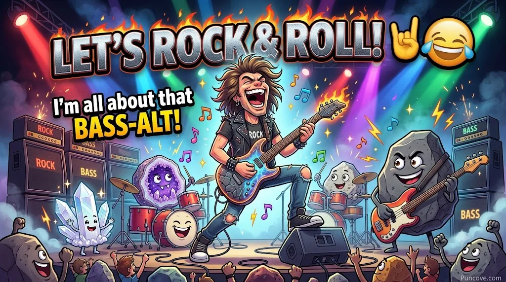 Funny Rock Puns and One-Liners