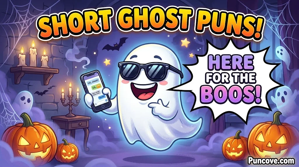 Ghost Puns for Every Occasion — Captions, Pick-Up Lines & More