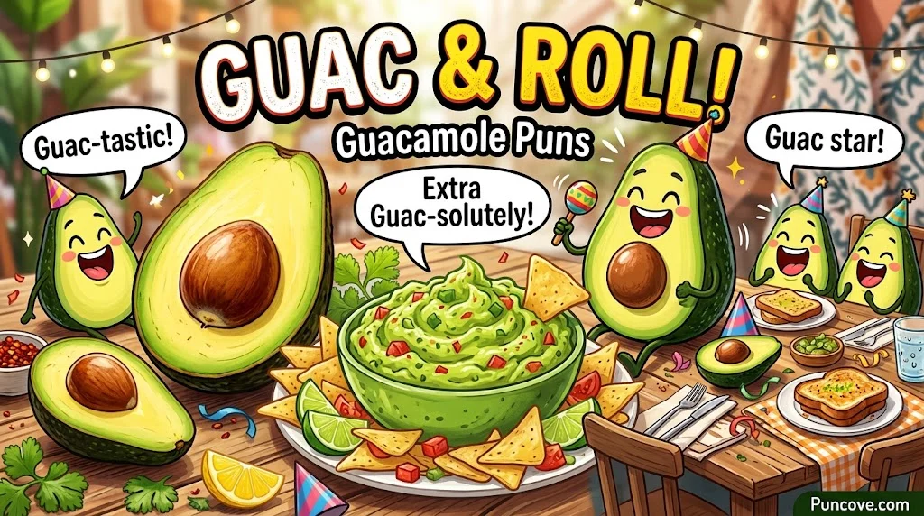 Guacamole Puns That Are Totally Guac-Worthy
