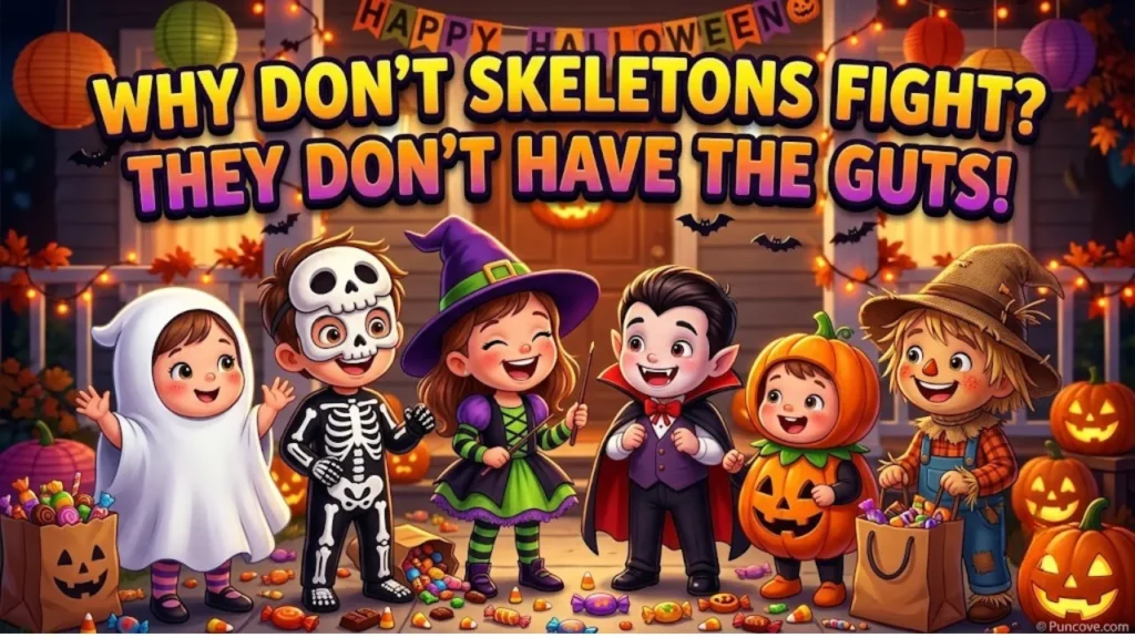 Halloween Puns for Kids, Costumes & Business Marketing
