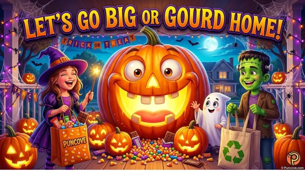 Pumpkin, Candy & Trick-or-Treat Puns