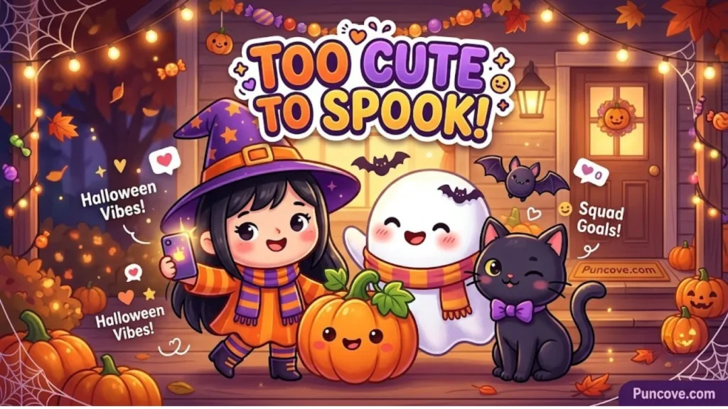 Short & Cute Halloween Puns for Instagram Captions