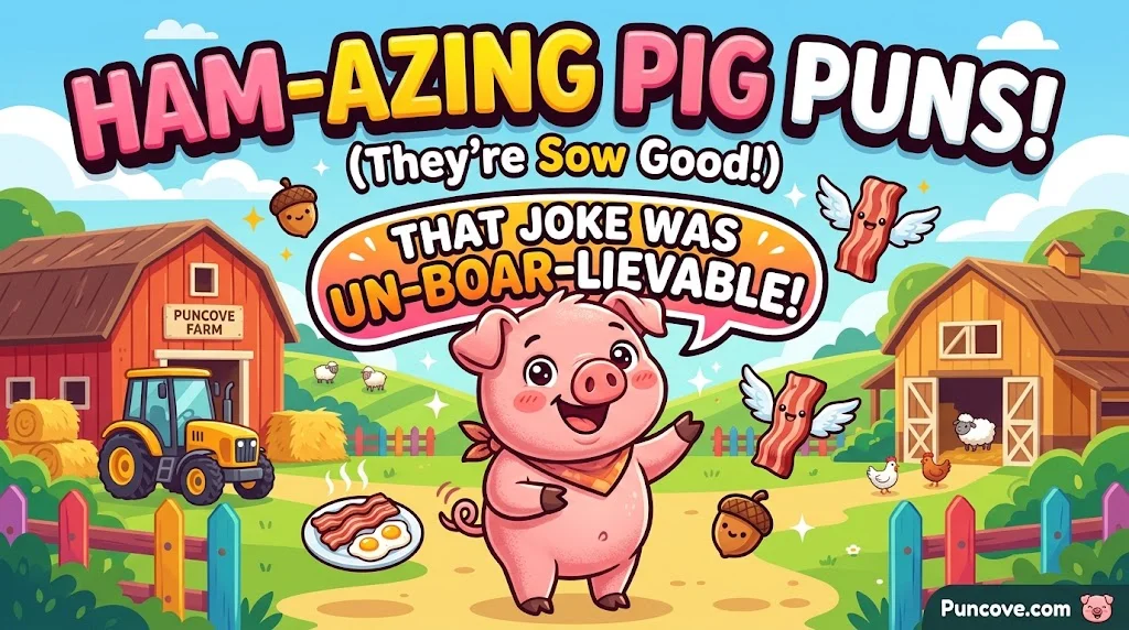 Short & Snappy Pig Puns
