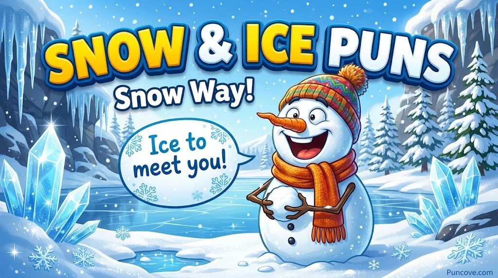 Snow Puns, Ice Puns & Snowman Puns for Captions