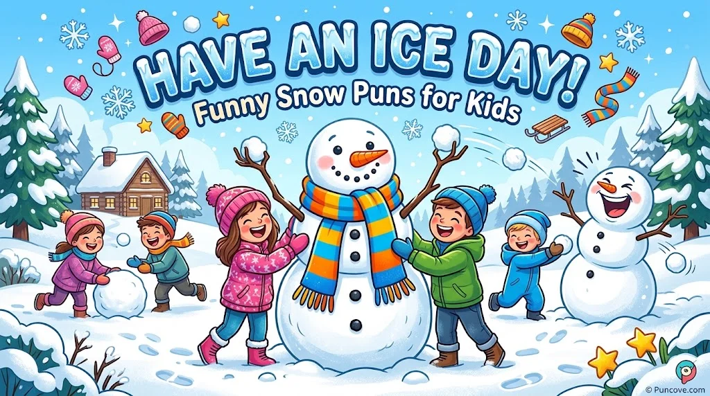 Snow Puns for Kids