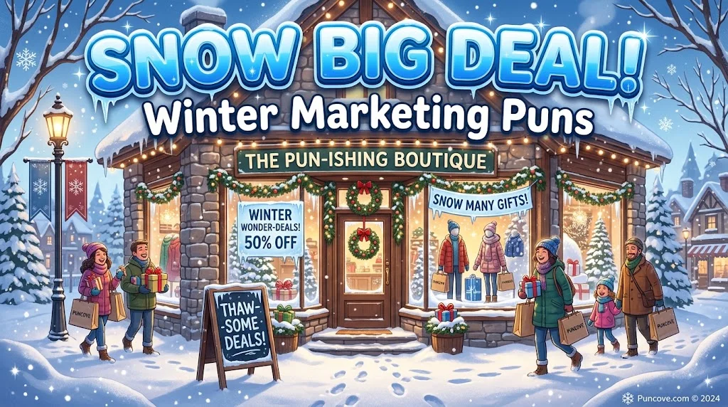 Snow Puns for Marketing & Business Copy