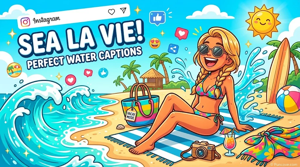 Water Puns for Instagram & Social Media Captions