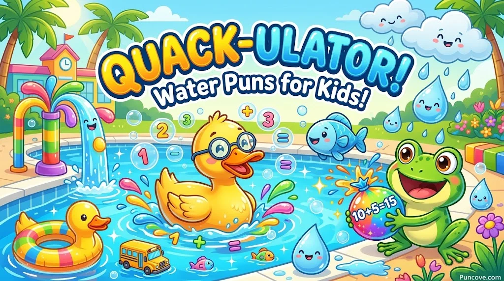 Water Puns for Kids & Family-Friendly Fun