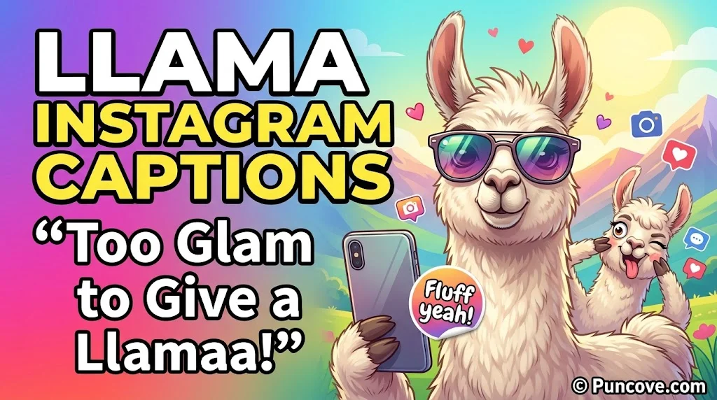 Best Llama Puns for Instagram Captions