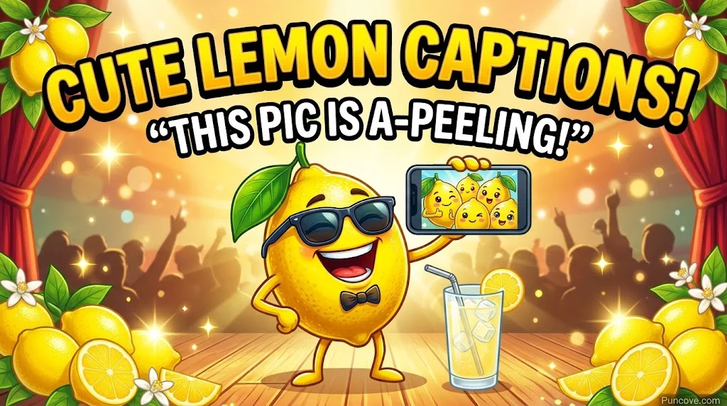 Cute Lemon Puns for Instagram Captions