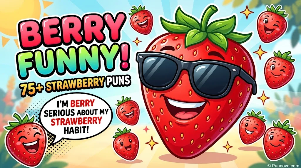 Funny Strawberry Puns and One-Liners
