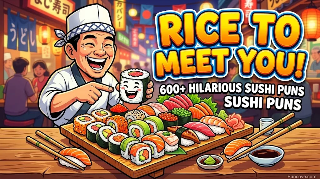 Funny Sushi Puns and One-Liners