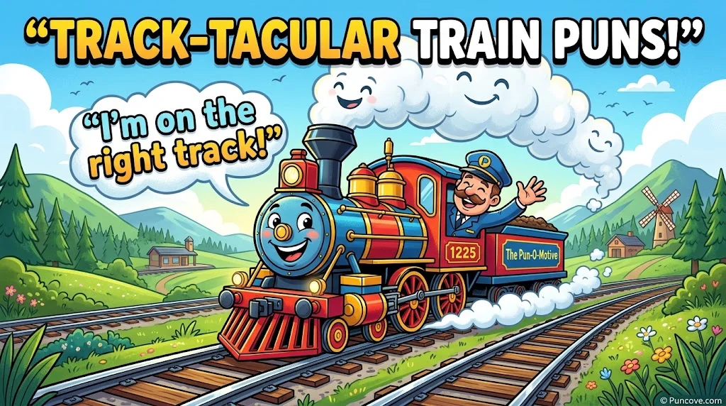 Funny Train Puns That Are Track-Tacular