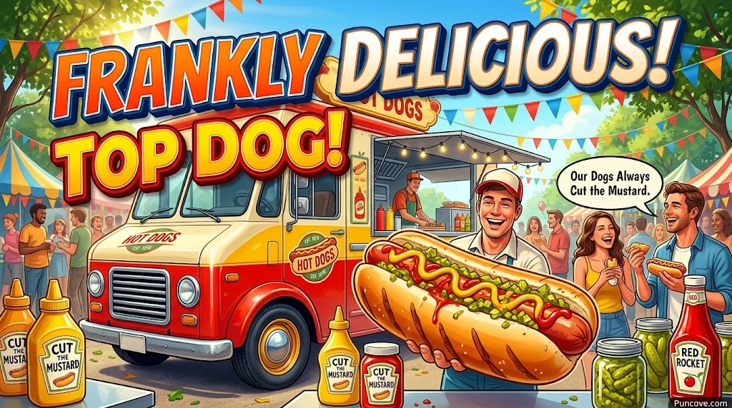 Hot Dog Puns for Toppings & Types