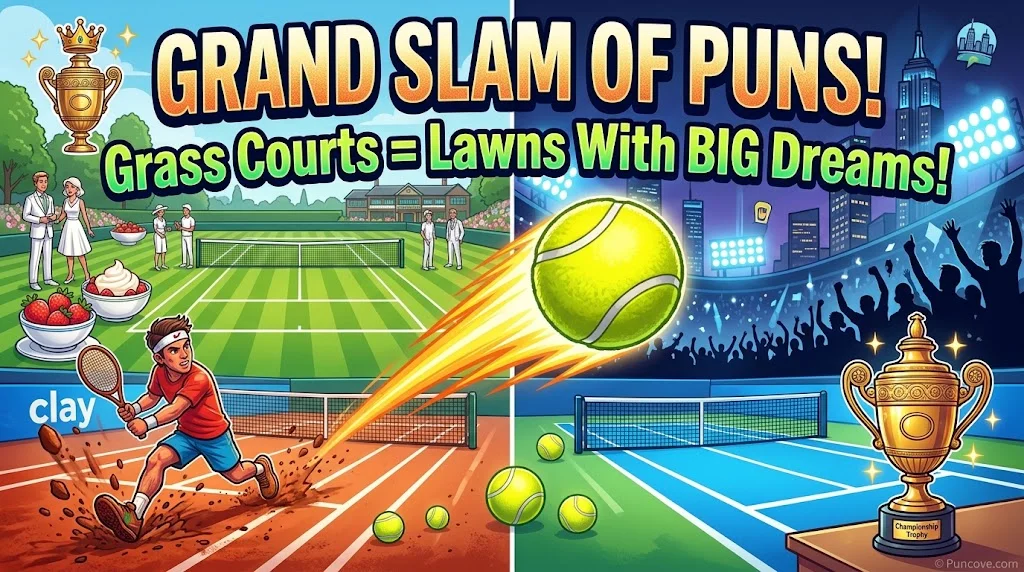Tennis Jokes and Family-Friendly Wordplay