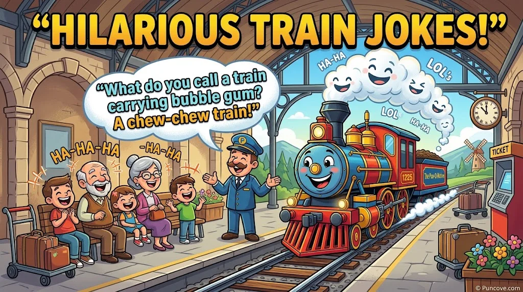 Train Jokes and Question-and-Answer Puns