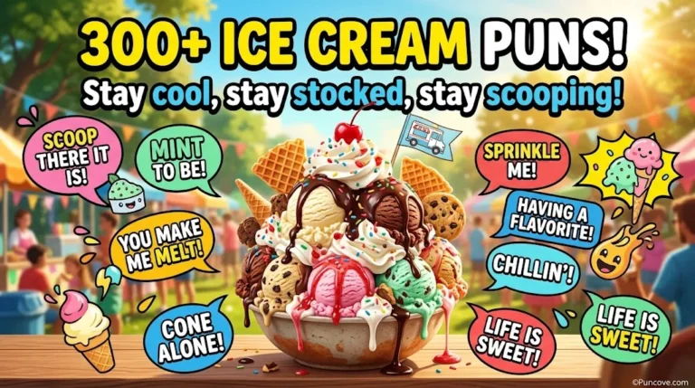 300+ Hilarious Ice Cream Puns That Are Cool, Sweet & Totally Scoop-Tacular