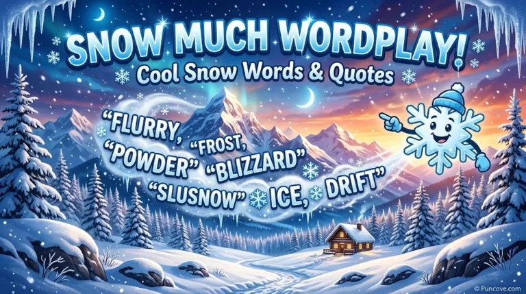 350+ Hilarious Snow Puns That Are Snow Much Fun, Flurry & Totally Chill