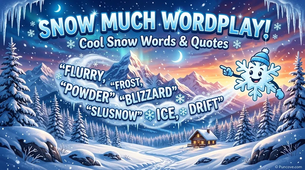 350+ Hilarious Snow Puns That Are Snow Much Fun, Flurry & Totally Chill