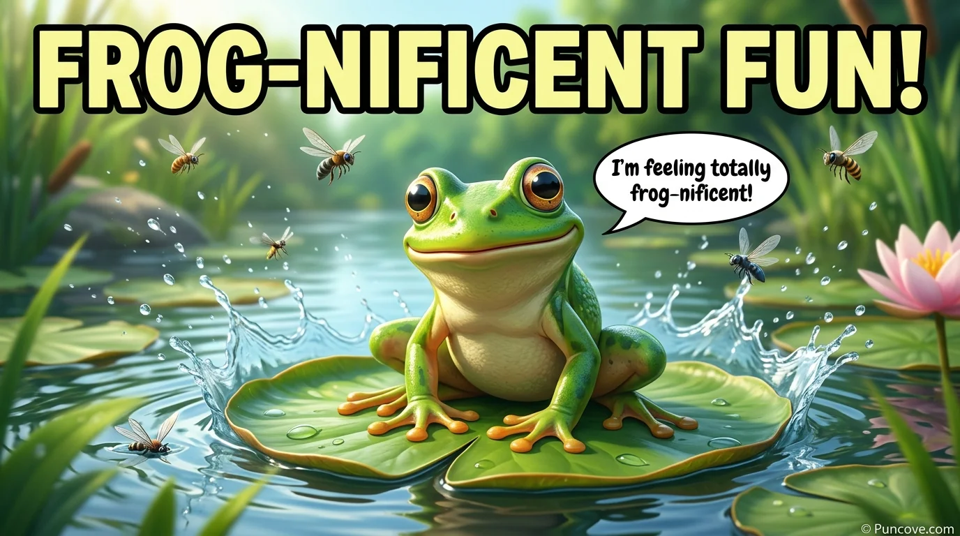 450+ Frog Puns That Are Hilarious, Funny & Totally Ribbit-ing