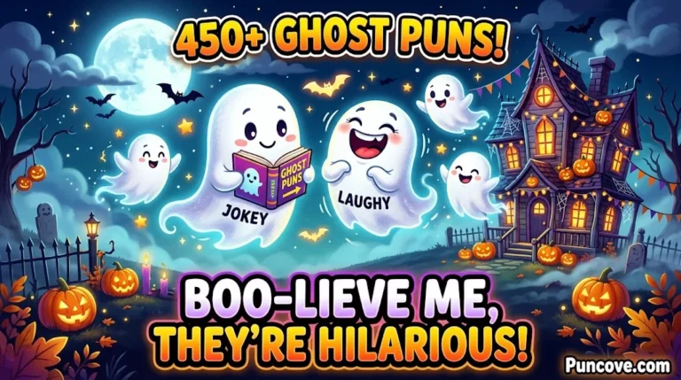 450+ Hilarious Ghost Puns That Are Spook-Tacular, Funny & Totally Boo-Lievable