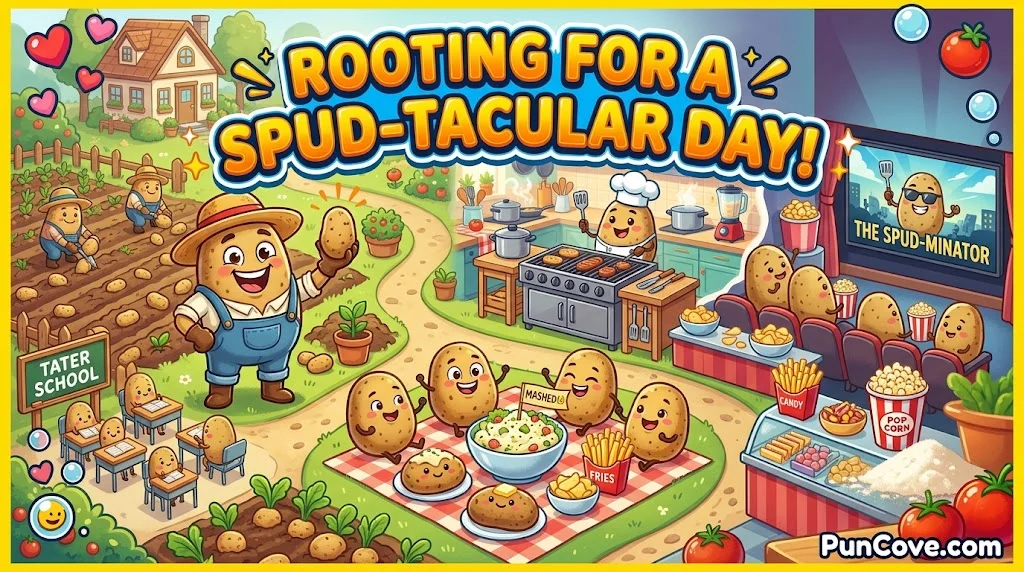 300+ Hilarious Potato Puns That Are Spud-Tacular, Funny & Totally A-Peeling