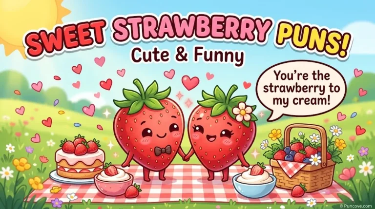 550+ Hilarious Strawberry Puns That'll Make You Say "Berry Funny!"