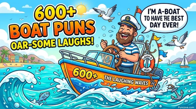 600+ Hilarious Boat Puns That Are Oar-Some, Funny & Totally Shore to Make You Laugh