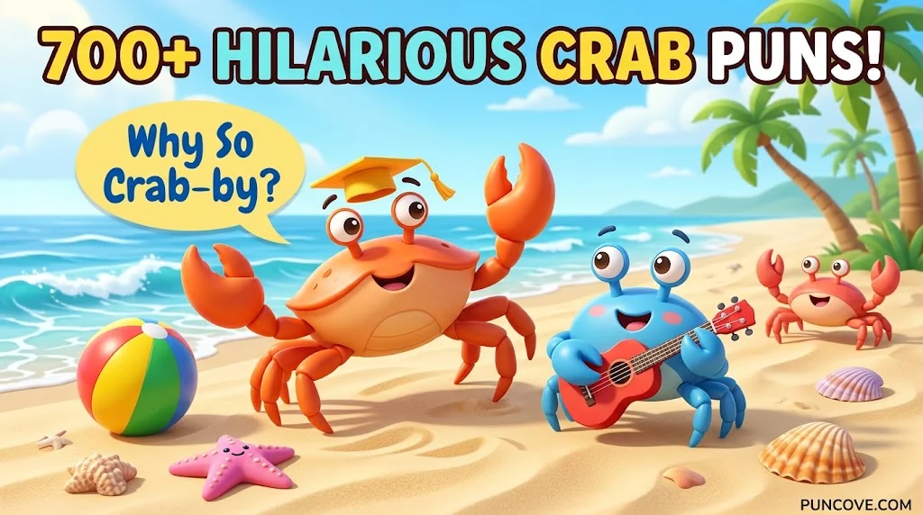 700+ Hilarious Crab Puns That Are Claw-Some, Funny & Totally Shell-arious