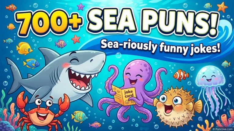 700+ Hilarious Sea Puns That Are Shore to Make You Laugh, Fin-Tastic & Totally Tide-iculous