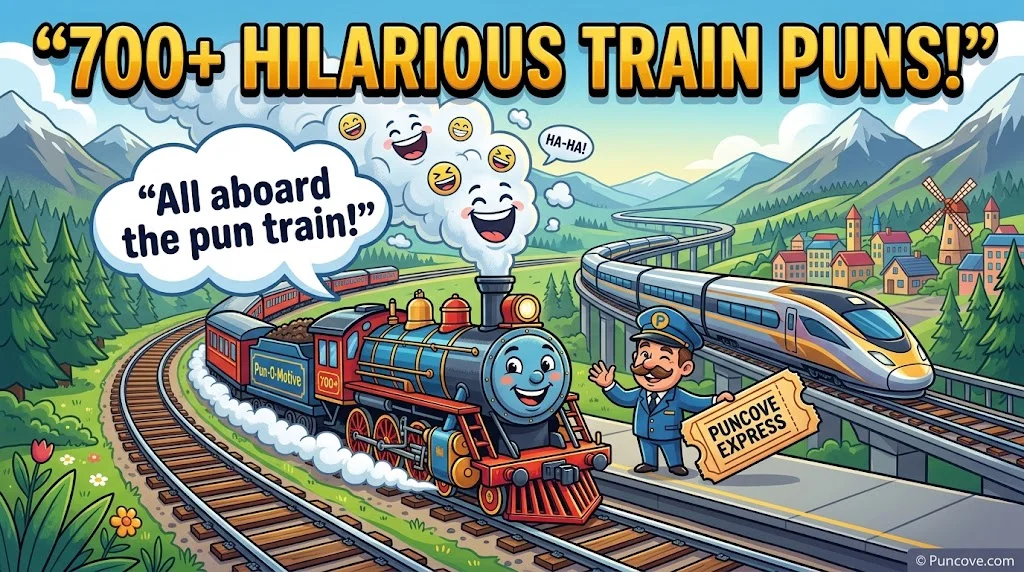 700+ Hilarious Train Puns That Are Track-Tacular, Funny & Totally On the Right Track